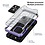 Ntech Hoesje Geschikt voor iPhone 13 Pro Max transparent rugged case Met Ringhouder – Paars