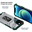 Ntech Hoesje Geschikt voor iPhone 13 Mini transparent rugged case Met Ringhouder – Groen