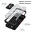 Ntech Hoesje Geschikt voor iPhone 13 Mini transparent rugged case Met Ringhouder – Zwart