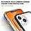 Ntech  Hoesje Geschikt voor iPhone 13 Mini hoesje transparant met bumper Zwart - Ultra Hybrid Hoesje Geschikt voor iPhone 13 Mini case