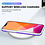 Ntech  Hoesje Geschikt voor iPhone 13 Pro Max hoesje transparant met bumper Paars - Ultra Hybrid Hoesje Geschikt voor iPhone 13 Pro Max case