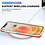Ntech  Hoesje Geschikt voor iPhone 12 Pro hoesje transparant met bumper Rood - Ultra Hybrid Hoesje Geschikt voor iPhone 12 Pro case