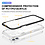 Ntech  Hoesje Geschikt voor iPhone 12 Pro hoesje transparant met bumper Zwart - Ultra Hybrid Hoesje Geschikt voor iPhone 12 Pro case
