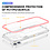 Ntech  Hoesje Geschikt voor iPhone 12 Pro hoesje transparant met bumper Rosegoud - Ultra Hybrid Hoesje Geschikt voor iPhone 12 Pro case