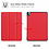 Ntech Hoes geschikt voor iPad Pro / Pro 2021 / 2020 Rood - 11 Inch - Hoes geschikt voor iPad pro 2020 Hoes - Hoes geschikt voor iPad pro 2021 smart cover Trifold