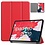 Ntech Hoes geschikt voor iPad Pro / Pro 2021 / 2020 Rood - 11 Inch - Hoes geschikt voor iPad pro 2020 Hoes - Hoes geschikt voor iPad pro 2021 smart cover Trifold