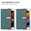 Ntech Hoes geschikt voor iPad 2017 / 2018 bookcase Donker Groen - Hoes geschikt voor iPad 9 7 inch hoes - Hoes geschikt voor iPad 2017 / 2018 backcover hoes - Hoes geschikt voor iPad 6e generatie - Hoes geschikt voor iPad 2017 hoesje smart cover Trifold - Ntech