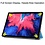 Ntech Hoes Geschikt voor Lenovo Tab P11 hoes - Hoes Geschikt voor Lenovo Tab P11 bookcase Licht Blauw - Trifold tablethoes smart cover - hoes Hoes Geschikt voor Lenovo Tab P11 - Ntech