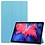 Ntech Hoes Geschikt voor Lenovo Tab P11 hoes - Hoes Geschikt voor Lenovo Tab P11 bookcase Licht Blauw - Trifold tablethoes smart cover - hoes Hoes Geschikt voor Lenovo Tab P11 - Ntech