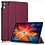 Ntech Hoes Geschikt voor Lenovo Tab P11 hoes - Hoes Geschikt voor Lenovo Tab P11 bookcase Wine Rood - Trifold tablethoes smart cover - hoes Hoes Geschikt voor Lenovo Tab P11 - Ntech