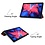 Ntech Hoes Geschikt voor Lenovo Tab P11 hoes - Hoes Geschikt voor Lenovo Tab P11 bookcase Wine Rood - Trifold tablethoes smart cover - hoes Hoes Geschikt voor Lenovo Tab P11 - Ntech