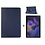 Ntech  Hoesje Geschikt Voor Samsung Galaxy Tab A8 Hoes Donker Blauw - Hoesje Geschikt Voor Samsung Galaxy Tab A8 hoesje 2021 - tablethoes draaibare book case Hoesje Geschikt Voor Samsung Galaxy Tab A8 Screenprotector / tempered glass