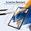 Ntech Hoesje Geschikt Voor Samsung Galaxy Tab A8 Hoes 10.5 inch 2021 draaibare hoesje - Zwart + tempered glass screenprotector + stulus pen