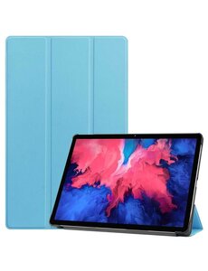 Ntech Lenovo Tab P11 Plus hoes - Lenovo Tab P11 Plus bookcase Licht Blauw - Trifold tablethoes smart cover - hoes lenovo tab P11 Plus - Ntech