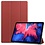 Ntech Hoes Geschikt voor Lenovo Tab P11 Plus hoes - Hoes Geschikt voor Lenovo Tab P11 Plus bookcase Wine Rood - Trifold tablethoes smart cover - hoes Hoes Geschikt voor Lenovo Tab P11 Plus - Ntech