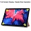 Ntech Hoes Geschikt voor Lenovo Tab P11 Plus hoes - Hoes Geschikt voor Lenovo Tab P11 Plus bookcase Rose Goud - Trifold tablethoes smart cover - hoes Hoes Geschikt voor Lenovo Tab P11 Plus - Ntech