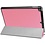 Ntech Hoes Geschikt voor Lenovo Tab P11 Plus hoes - Hoes Geschikt voor Lenovo Tab P11 Plus bookcase Licht Rose - Trifold tablethoes smart cover - hoes Hoes Geschikt voor Lenovo Tab P11 Plus - Ntech