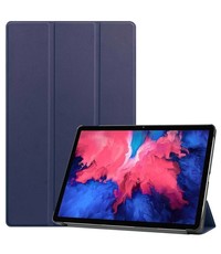Ntech Lenovo Tab P11 Pro hoes - Lenovo Tab P11 Pro bookcase Donker Blauw  - Trifold tablethoes smart cover - hoes lenovo tab P11 Pro 11.5 inch - Ntech