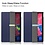 Ntech Hoes Geschikt voor Lenovo Tab P11 Pro hoes - Hoes Geschikt voor Lenovo Tab P11 Pro bookcase Donker Blauw - Trifold tablethoes smart cover - hoes Hoes Geschikt voor Lenovo Tab P11 Pro 11.5 inch - Ntech
