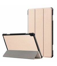 Ntech Lenovo Tab P11 Pro hoes - Lenovo Tab P11 Pro bookcase Goud - Trifold tablethoes smart cover - hoes lenovo tab P11 Pro 11.5 inch - Ntech