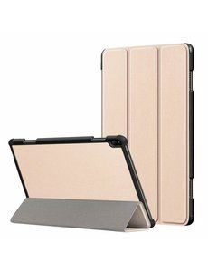 Ntech Lenovo Tab P11 Pro hoes - Lenovo Tab P11 Pro bookcase Goud - Trifold tablethoes smart cover - hoes lenovo tab P11 Pro 11.5 inch - Ntech