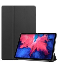 Ntech Lenovo Tab P11 Pro hoes - Lenovo Tab P11 Pro bookcase Zwart - Trifold tablethoes smart cover - hoes lenovo tab P11 Pro 11.5 inch - Ntech