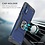 Ntech Hoesje geschikt voor Motorola G9 Plus Hoesje Heavy Duty Armor Hoesje Blauw - Hoesje geschikt voor Motorola G9 Plus Case Kickstand Ring cover met Magnetisch Auto Mount