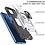Ntech Hoesje geschikt voor Motorola G9 Plus Hoesje Heavy Duty Armor Hoesje Zliver - Hoesje geschikt voor Motorola G9 Plus Case Kickstand Ring cover met Magnetisch Auto Mount