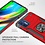Ntech Hoesje geschikt voor Motorola G9 Plus Hoesje Heavy Duty Armor Hoesje Rood - Hoesje geschikt voor Motorola G9 Plus Case Kickstand Ring cover met Magnetisch Auto Mount