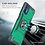 Ntech Hoesje geschikt voor Motorola G9 Plus Hoesje Heavy Duty Armor Hoesje Groen - Hoesje geschikt voor Motorola G9 Plus Case Kickstand Ring cover met Magnetisch Auto Mount