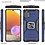 Ntech Hoesje Geschikt Voor Samsung Galaxy A32 4G Hoesje Heavy Duty Armor Hoesje Blauw - Galaxy A32 4G Case Kickstand Ring cover met Magnetisch Auto Mount- Hoesje Geschikt Voor Samsung Galaxy A32 4G screenprotector 2 pack