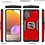 Ntech Hoesje Geschikt Voor Samsung Galaxy A32 4G Hoesje Heavy Duty Armor Hoesje Rood - Galaxy A32 4G Case Kickstand Ring cover met Magnetisch Auto Mount- Hoesje Geschikt Voor Samsung Galaxy A32 4G screenprotector 2 pack