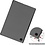 Ntech Hoes geschikt voor Samsung Galaxy Tab A8 – Samsung tab A8 (2021 / 2022) Trifold tablet hoes - Grijs