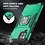 Ntech  Hoesje Geschikt Voor Samsung Galaxy A42 Hoesje Heavy Duty Armor Hoesje Groen - Hoesje Geschikt Voor Samsung Galaxy A42 5G hoesje Kickstand Ring cover met Magnetisch Auto Mount- Hoesje Geschikt Voor Samsung Galaxy A42 5G screenprotector 2 pack