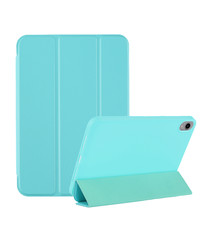 Ntech iPad Mini 6 hoes Mint Groen - iPad Mini 2021 hoes - iPad Mini 6 case cover - Hoes iPad Mini 6 bookcase - iPad Mini 6 hoesje soft Silicone smart cover