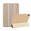Ntech Hoes geschikt voor iPad Mini 6 hoes Goud - Hoes geschikt voor iPad Mini 2021 hoes - Hoes geschikt voor iPad Mini 6 case cover - Hoes geschikt voor iPad Mini 6 bookcase - Hoes geschikt voor iPad Mini 6 hoesje soft Silicone smart cover