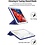 Ntech Hoes geschikt voor iPad Mini 4 Donker Blauw - Hoes geschikt voor iPad Mini 2 / 3 hoes Trifold Smart cover - Hoes geschikt voor iPad Mini hoes - Hoes geschikt voor iPad Mini 5 hoes bookcase - Hoes geschikt voor iPad Mini 1/2/3 hoesje soft Silicone Trifold