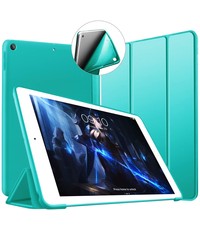 Ntech iPad Mini 4 hoes Mint Groen - iPad Mini 2 / 3 hoes Trifold Smart cover