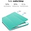 Ntech Hoes geschikt voor iPad Mini 4 Mint Groen - Hoes geschikt voor iPad Mini 2 / 3 hoes Trifold Smart cover - Hoes geschikt voor iPad Mini hoes - Hoes geschikt voor iPad Mini 5 hoes bookcase - Hoes geschikt voor iPad Mini 1/2/3 hoesje soft Silicone Trifold ca