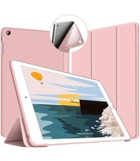 Ntech iPad Mini 4 hoes Rosegoud - iPad Mini 2 / 3 hoes Trifold Smart cover