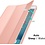 Ntech Hoes geschikt voor iPad Mini 4 Rosegoud - Hoes geschikt voor iPad Mini 2 / 3 hoes Trifold Smart cover - Hoes geschikt voor iPad Mini hoes - Hoes geschikt voor iPad Mini 5 hoes bookcase - Hoes geschikt voor iPad Mini 1/2/3 hoesje soft Silicone Trifold case