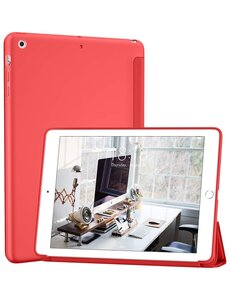 Ntech iPad Mini 4 hoes Rood - iPad Mini 2 / 3 hoes Trifold Smart cover