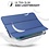 Ntech Hoes geschikt voor iPad 2017 / 2018 backcover Hoes Donker Blauw - Hoes geschikt voor iPad 5e / 6e generatie - Hoes geschikt voor iPad siliconen - Hoes geschikt voor iPadje Soft smart cover - Hoes geschikt voor iPad 2018 Hoes - Hoes geschikt voor iPad 9.7