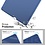 Ntech Hoes geschikt voor iPad 2017 / 2018 backcover Hoes Donker Blauw - Hoes geschikt voor iPad 5e / 6e generatie - Hoes geschikt voor iPad siliconen - Hoes geschikt voor iPadje Soft smart cover - Hoes geschikt voor iPad 2018 Hoes - Hoes geschikt voor iPad 9.7