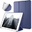 Ntech Hoes geschikt voor iPad 2017 / 2018 backcover Hoes Donker Blauw - Hoes geschikt voor iPad 5e / 6e generatie - Hoes geschikt voor iPad siliconen - Hoes geschikt voor iPadje Soft smart cover - Hoes geschikt voor iPad 2018 Hoes - Hoes geschikt voor iPad 9.7