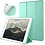 Ntech iPad Hoes 2018 - iPad 2017 Hoes Mint Groen - iPad hoes 5e / 6e generatie - iPad hoes siliconen - iPad hoesje Soft smart cover - iPad 2018 Hoes - iPad 9.7 hoes - iPad hoesje Bookcase Trifold- Ntech