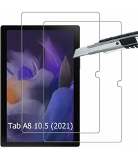 Ntech Samsung Galaxy Tab A8 screenprotector - Samsung Tab A8 2021 tempered glass - tablet screenprotector - 2 stuks