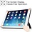 Ntech Hoes geschikt voor iPad 2018 Don't Touch Me - Hoes geschikt voor iPad 2017 - Hoes geschikt voor iPad 6e generatie trifold case - Hoes geschikt voor iPad 2018 hoes - Hoes geschikt voor iPad 2017 hoes - Hoes geschikt voor iPad 2018 book case smart cover - N