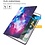 Ntech Hoes geschikt voor iPad 2018 Galaxy Print - Hoes geschikt voor iPad 2017 - Hoes geschikt voor iPad 6e generatie trifold case - Hoes geschikt voor iPad 2018 hoes - Hoes geschikt voor iPad 2017 hoes - Hoes geschikt voor iPad 2018 book case smart cover - Nte