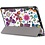 Ntech Hoes geschikt voor iPad 2018 Vlinder Print - Hoes geschikt voor iPad 2017 - Hoes geschikt voor iPad 6e generatie trifold case - Hoes geschikt voor iPad 2018 hoes - Hoes geschikt voor iPad 2017 hoes - Hoes geschikt voor iPad 2018 book case smart cover - Nt